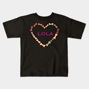 LOLA MY FOUR LEGGED FRIEND Kids T-Shirt